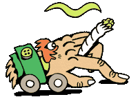 Happy Plant Sticker by Killer Acid