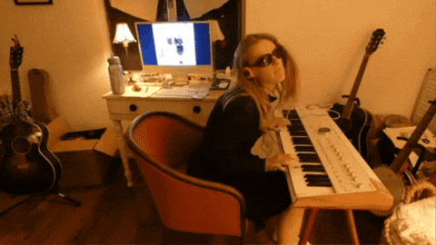 Piano Pianist GIF by Audrey Hobert