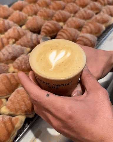 Coffee Croissant GIF by Cedric Grolet