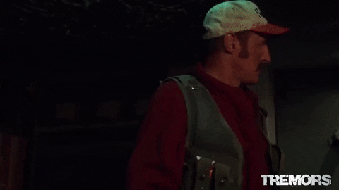 Tremors giphygifmaker what confused huh GIF