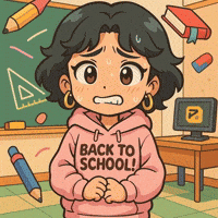 Nervous Back To School GIF by Persona