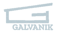 Blue Sticker by Galvanik Zug