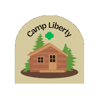 GirlScoutsEasternIAWesternIL girl scouts girl scout camp camp liberty Sticker