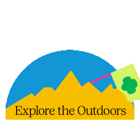 Adventure Camp Sticker by Girl Scouts