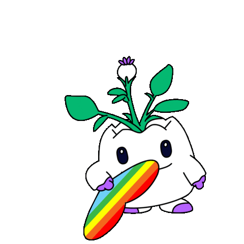 Gay Pride Heart Sticker by Magic Eden