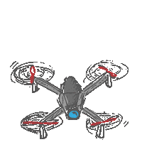 EMIWorld fly drone emi Sticker