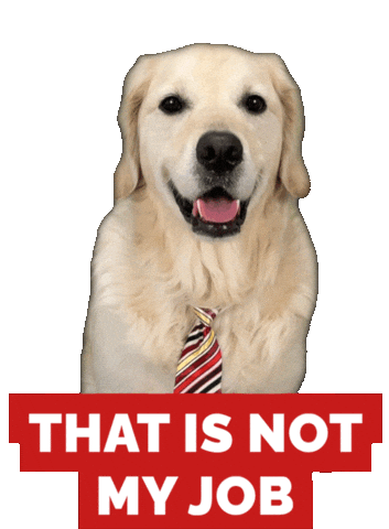 Dog Working Sticker by Rigatoni