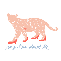 uhanadesign leopard highheels uhana uhanadesign Sticker