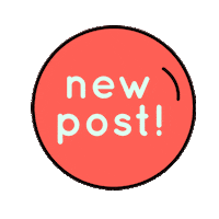 cleanbar red new post bubble local Sticker