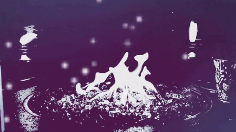 Black And White Burn GIF