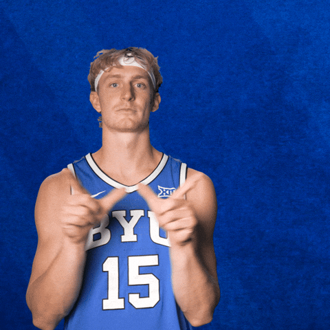 Byu Basketball Win GIF by BYU Cougars