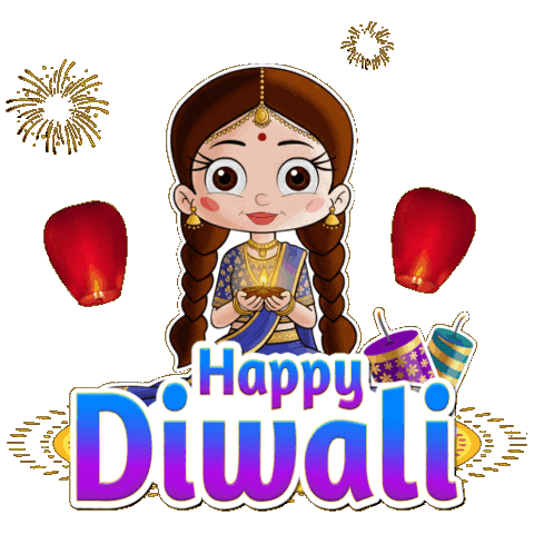 Festival Of Lights Diwali Sticker by Chhota Bheem