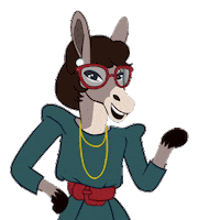 Phoebe Doing The Most Sticker by Comedy Central