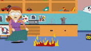 burning eric cartman GIF by South Park 
