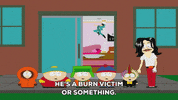 eric cartman backyard GIF by South Park 
