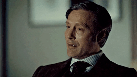 TRENDSGIF giphyupload hannibal mads mikkelsen GIF