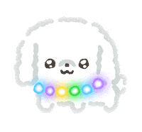 Happy Dog Sticker