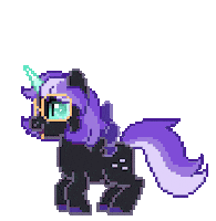 Rainbott animation bounce unicorn mlp Sticker