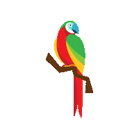 audubonnature audubon macaw audubon nature institute audubon nature Sticker