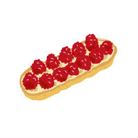 leduff tarteletteframboise Sticker by BRIOCHEDOREE