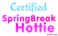spring break Sticker