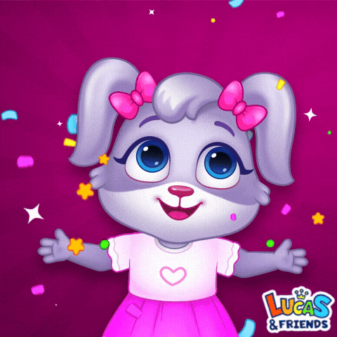 Happy Birthday Win GIF by Lucas and Friends by RV AppStudios