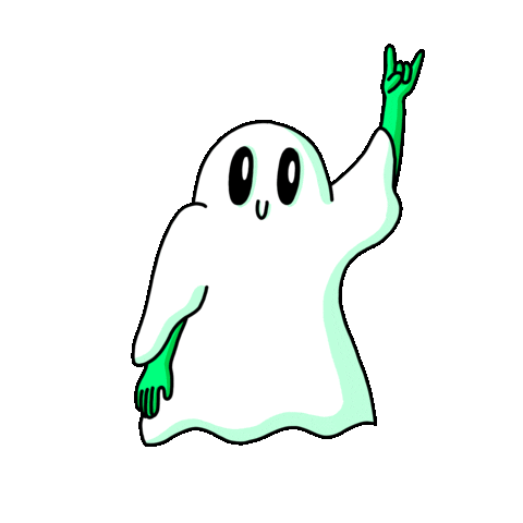 Halloween Rock Sticker by Shenja