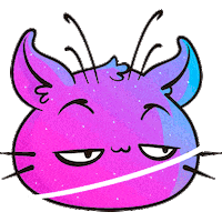 sarashine cat stars blink planet Sticker