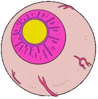 90S Eye Sticker by TRIPPIESTEFF