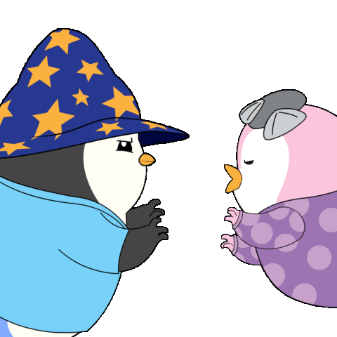 Fight Fighting Sticker by Pudgy Penguins