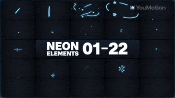 Neon Elements 01 22 | Video |You Motion