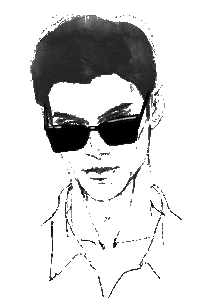littlechmura sunglasses blink little chmura littlechmura Sticker