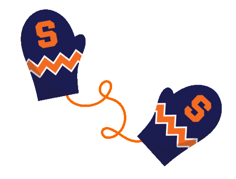 Stay Warm New York Sticker by Syracuse University