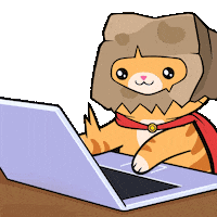 Work Coding Sticker by Silly Kitties