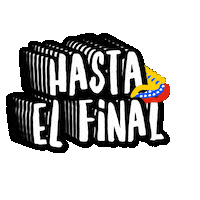 Hasta El Final Venezuela Sticker