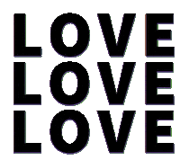 Rainbow Love Sticker by Werner Bohr - Agentur für Gestaltung