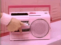 fuzzyghost pink 80s vaporwave retrowave GIF