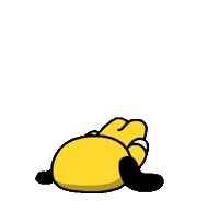 Tired Fall Sticker