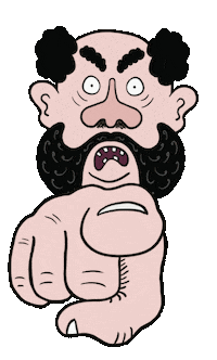 Angry What Is This Sticker by Some Doodles