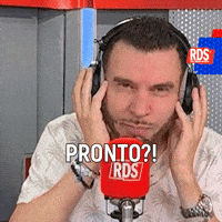 Radio Call GIF by RDS 100% Grandi Successi