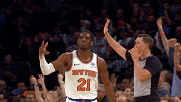 happy madison square garden GIF by NBA