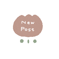 1050ng new newpost 花 はな Sticker