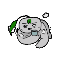 Breath Panting Sticker by biospectrum