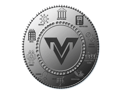 VVMCoin giphyupload cryptocurrency blockchain coin Sticker