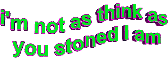 stoned neon Sticker by AnimatedText