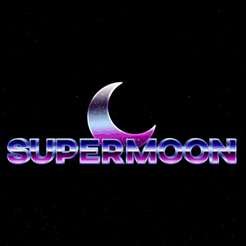 SupermoonFinance space bitcoin cryptocurrency supermoon GIF