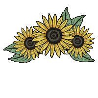 Flower Sun Sticker