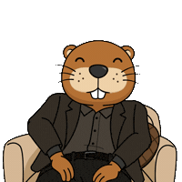 Chonketha angry absolute cinema beaver chonketha Sticker