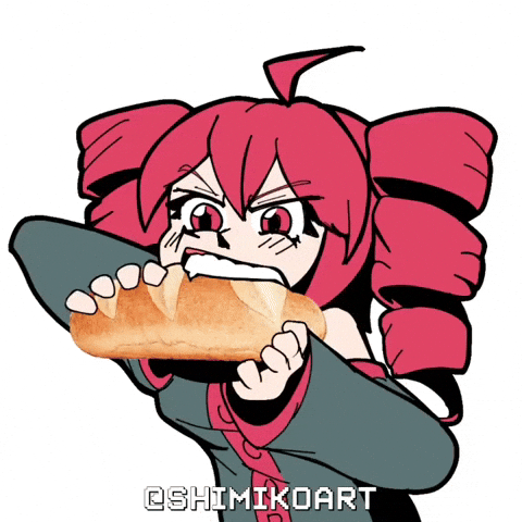 Hatsune Miku Bread GIF