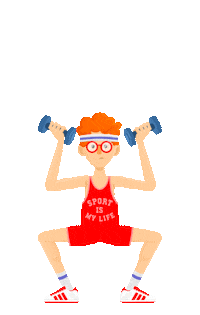 Fitness Get Fit Sticker